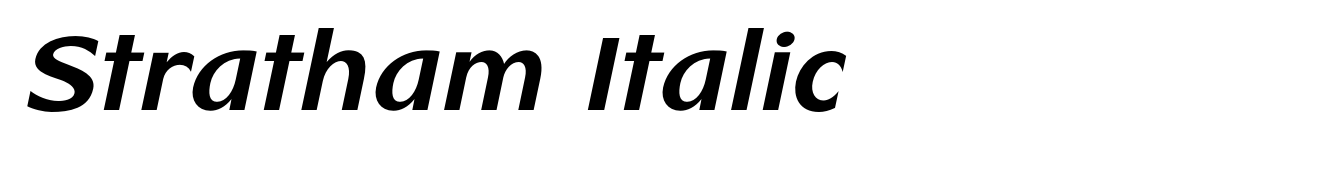 Stratham Italic